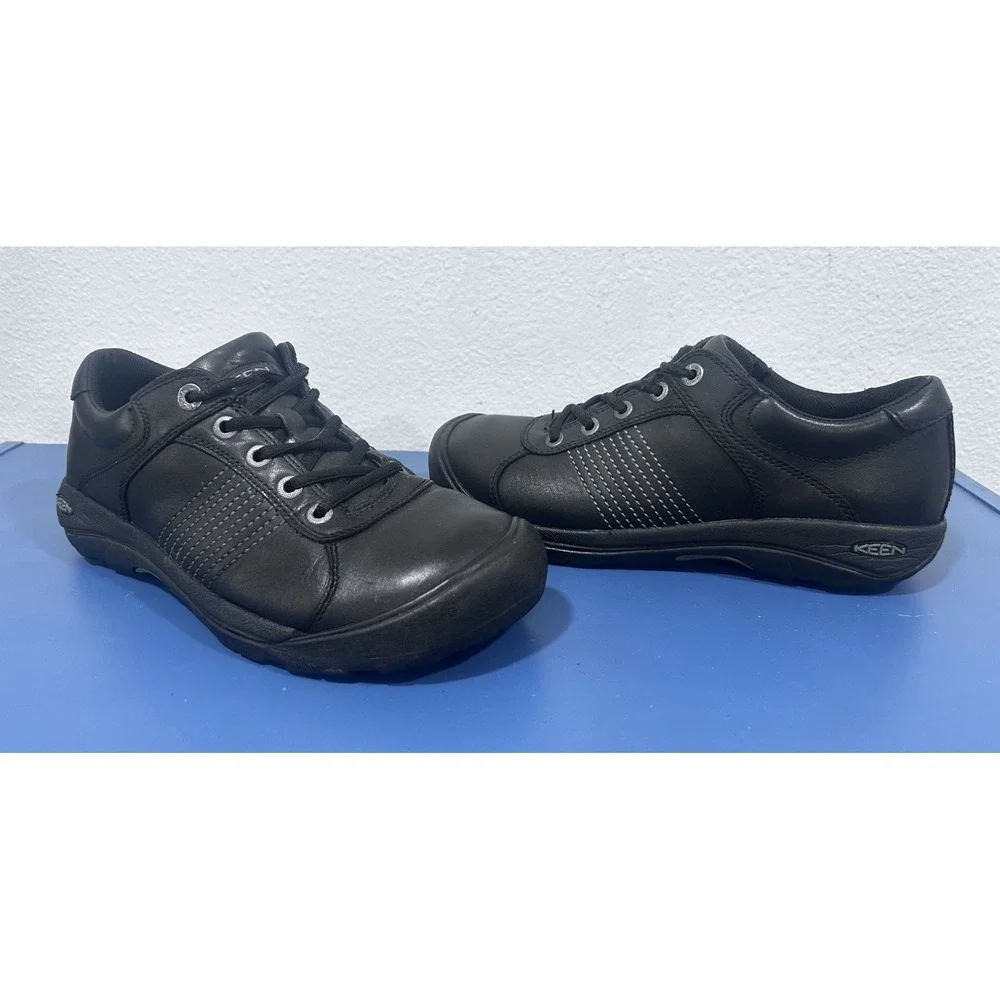Keen Finley Mens Black Lace Up Shoes Outdoors Sz 10 M